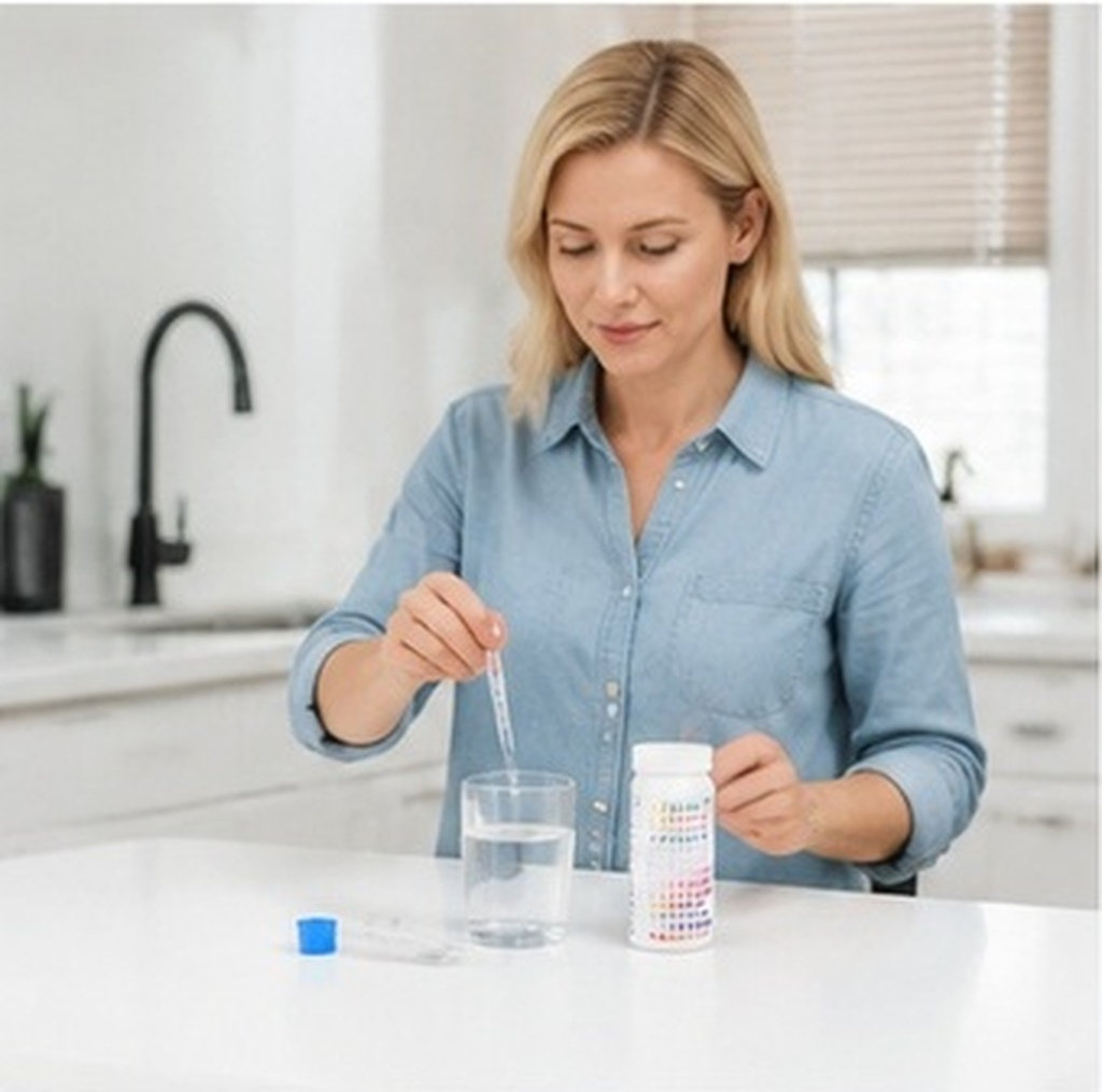 Water Testing Kit - 100Pcs Water Testing Strips for Drinking