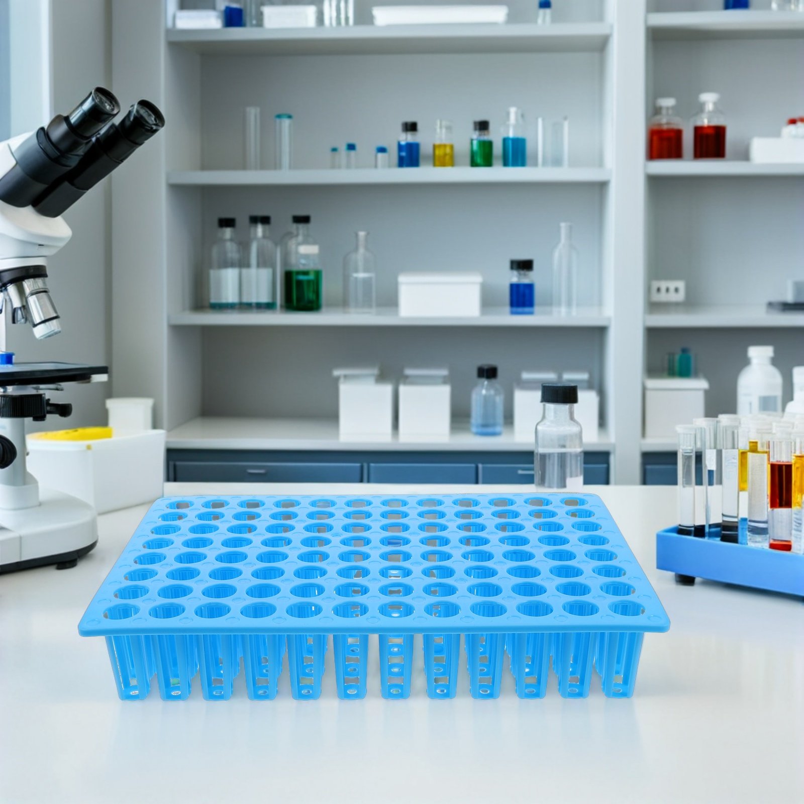 Science Experiment - 4Pcs Plastic Test Tube Holder Rack