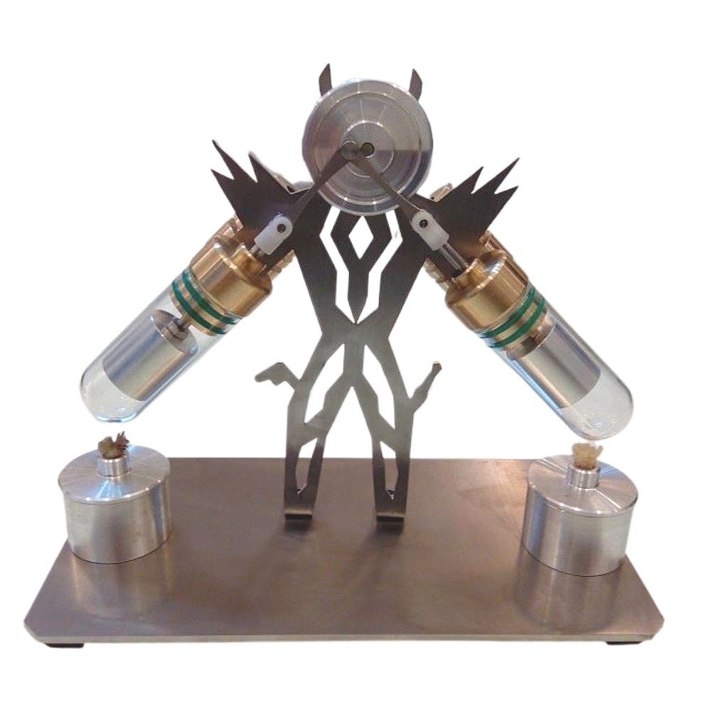 Science Robot - V Twin Stirling Engine Model Creative