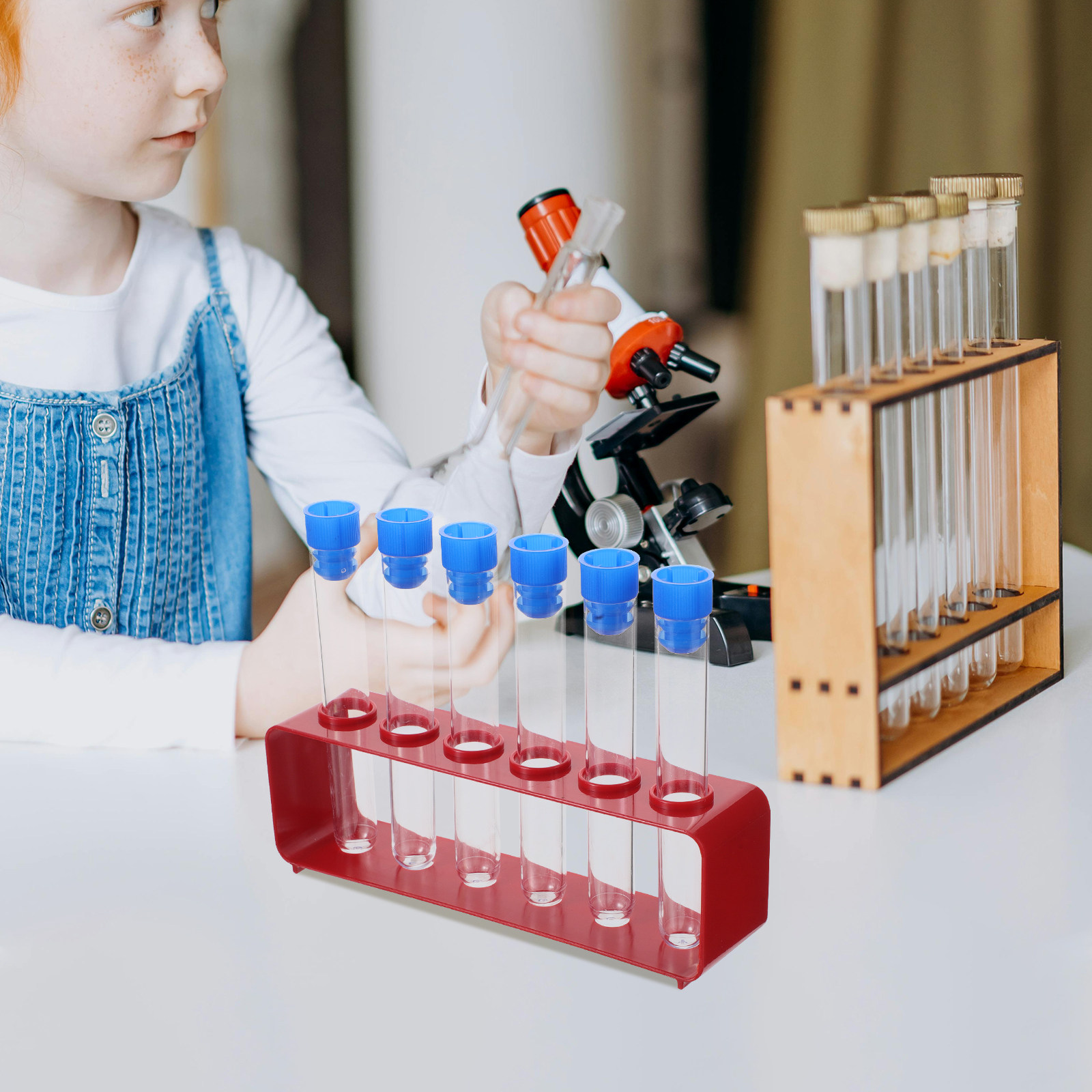 1Set Science Test Tubes Clear  - Chemistry Set Beginner review and price
