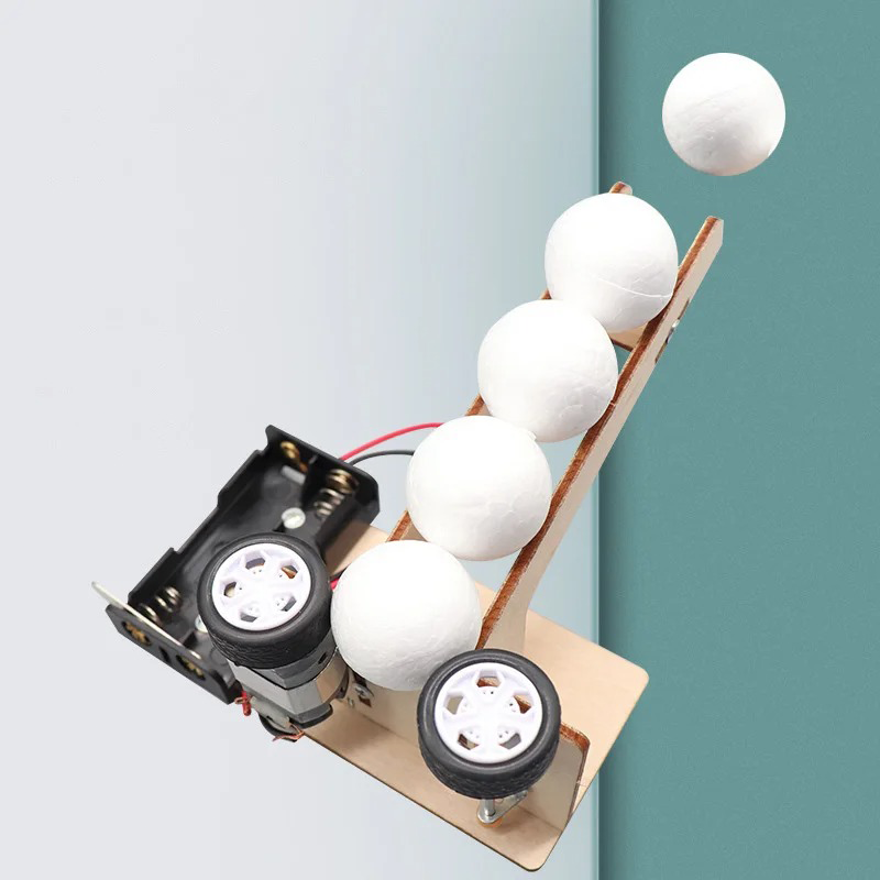 Electric Ball Pitching Machine - Science Project Kit review and price