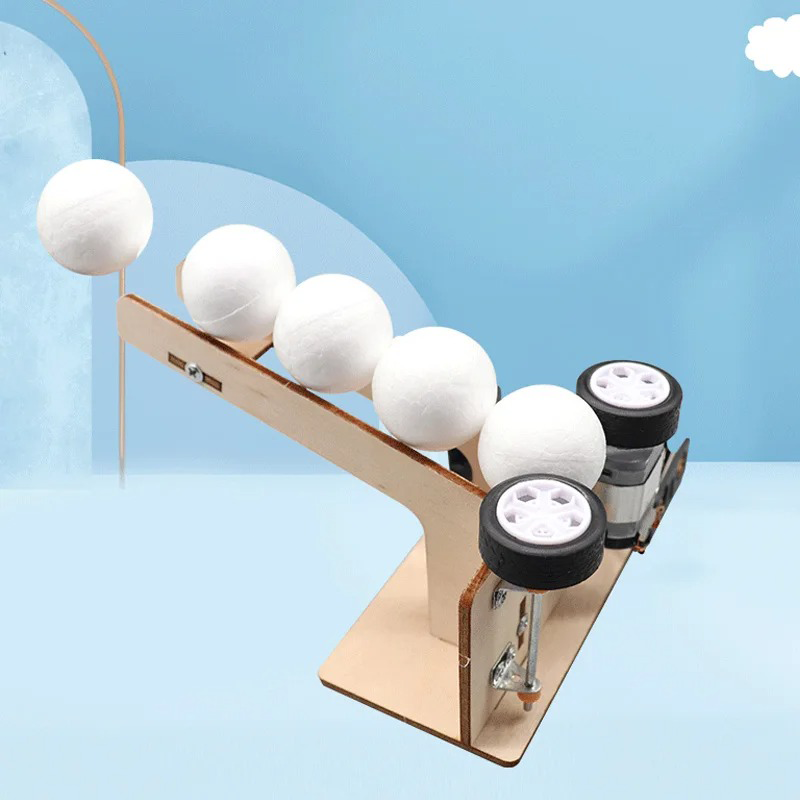 Electric Ball Pitching Machine - Science Project Kit review and price