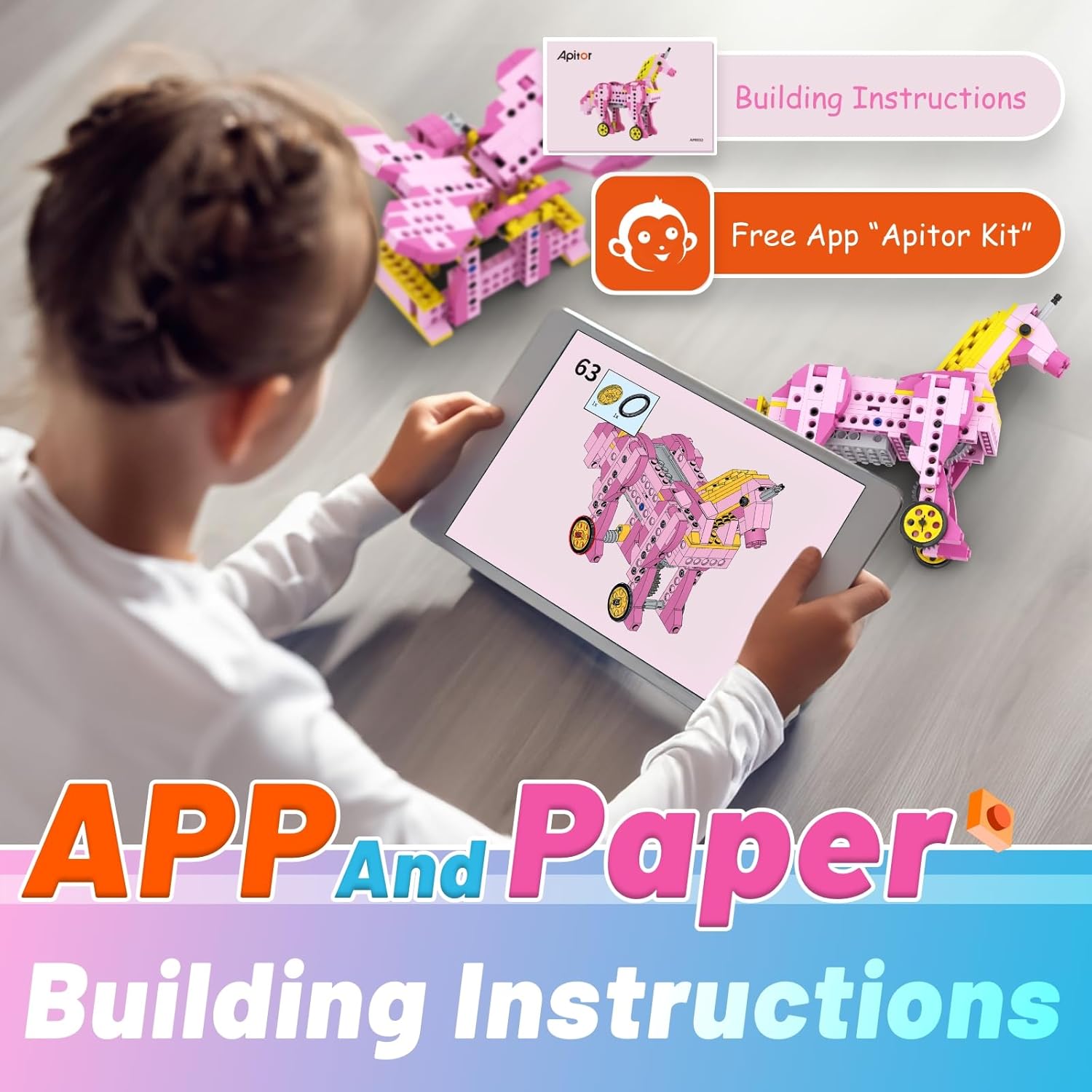 Apitor STEM Toys for Girls Gif - Science Robot review and price