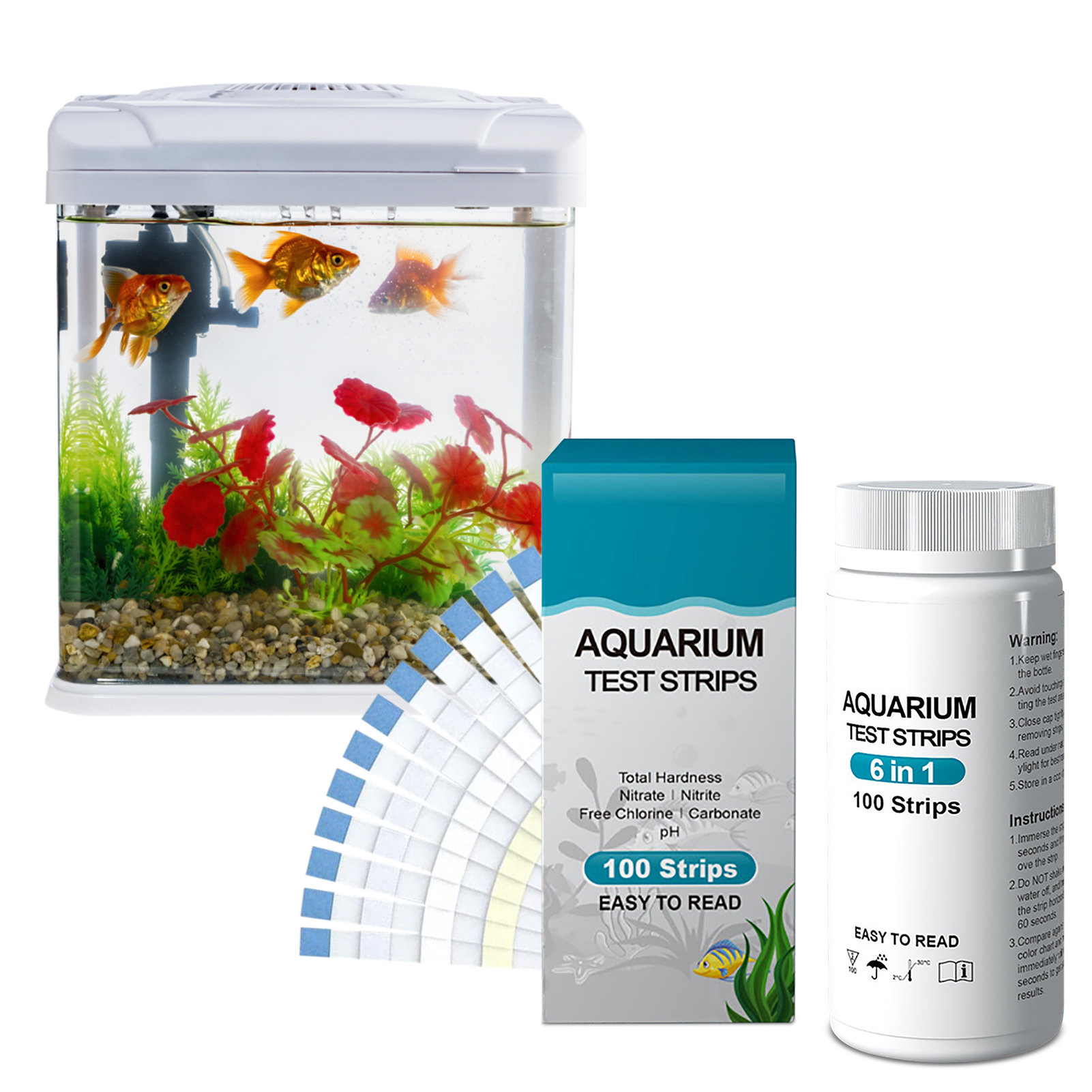 100pcs 6-in-1 Water Quality Te - Water Testing Kit review and price