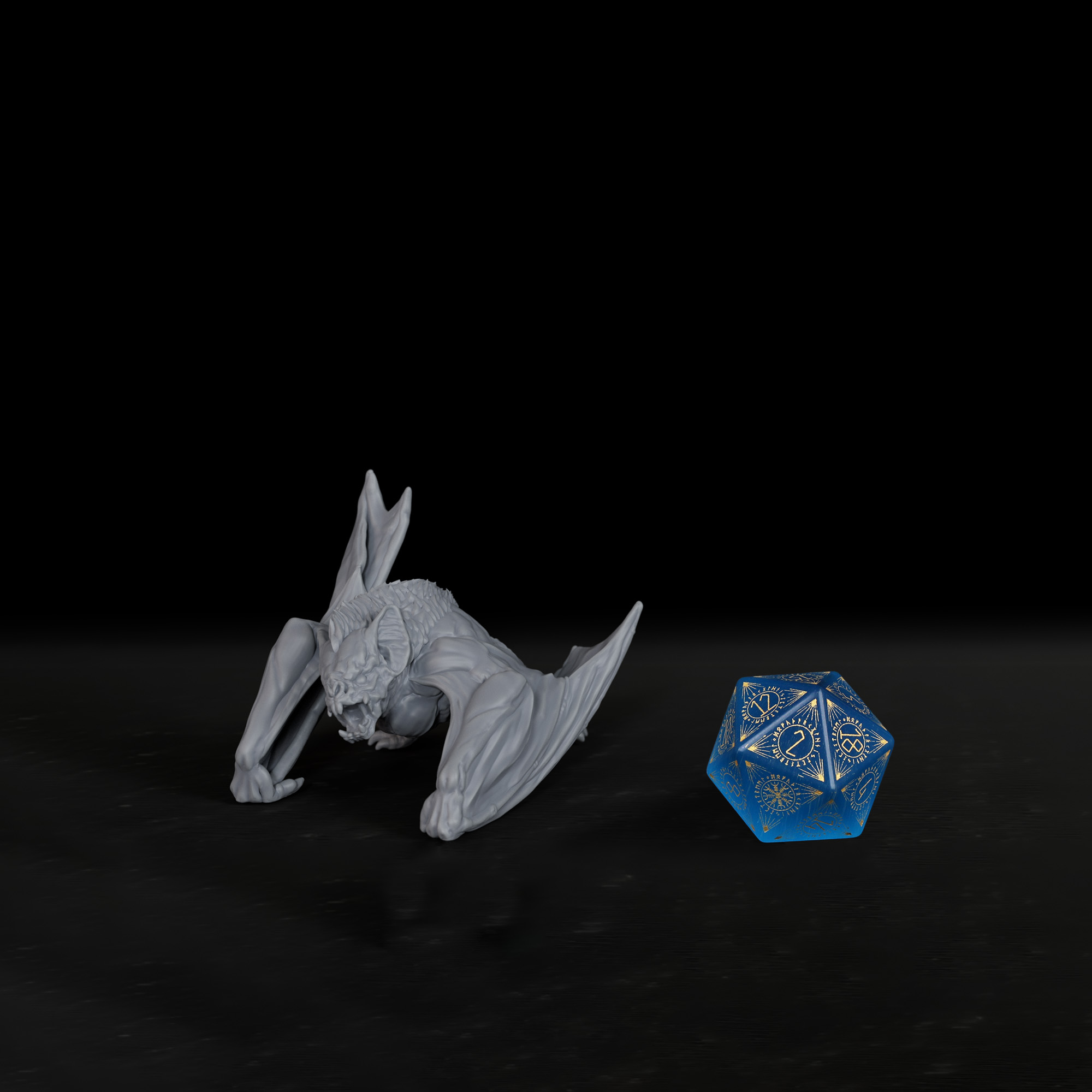 TTRPG Dire Bat Miniature Evil  - Science Robot review and price