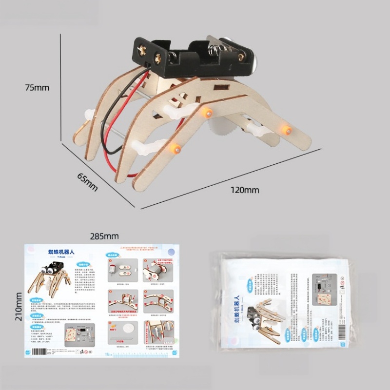 Diy Handmade Walking Spider Ro - Science Project Robot review and price