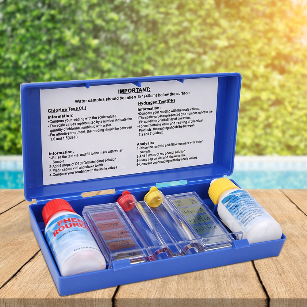 PH Chlorine Water Quality Test - Water Testing Kit review and price