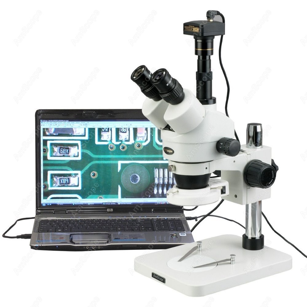 AmScope Trinocular Zoom Stereo - Amscope Microscope Stereo 7X-45X review and price
