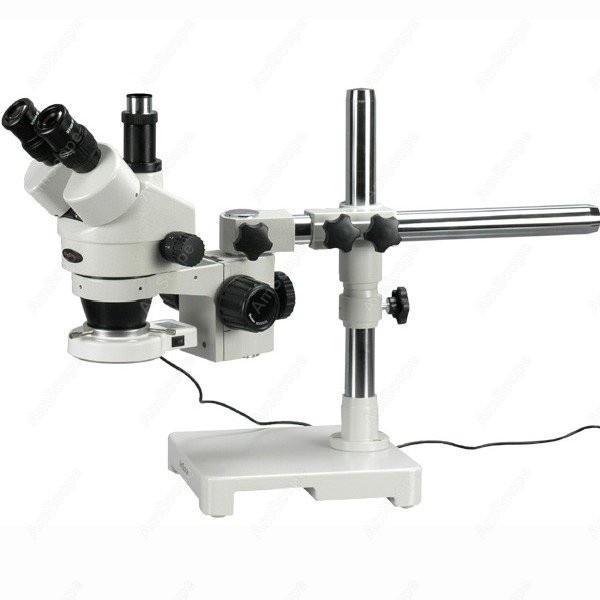 AmScope SM-3T Trinocular Zoom  - Amscope Microscope Stereo 7X-45X review and price