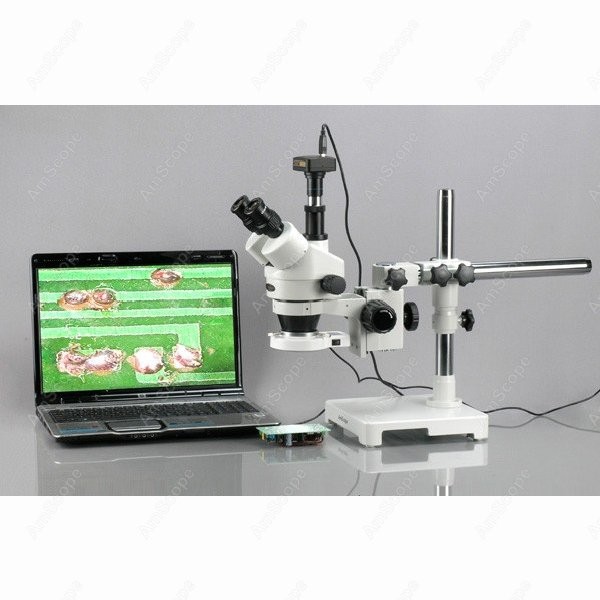 AmScope SM-3T Trinocular Zoom  - Amscope Microscope Stereo 7X-45X review and price